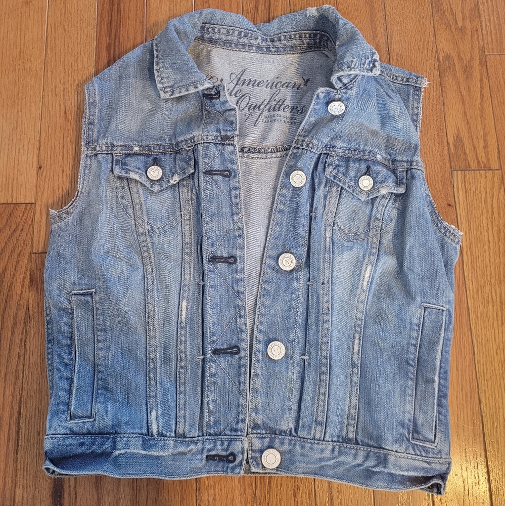 Denim vest